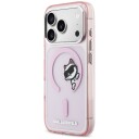 Karl Lagerfeld IML Peekaboo MagSafe Mobildeksel til iPhone 17 Pro Max - Rosa