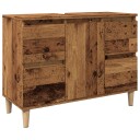vidaXL Servantskap gammelt tre 80x33x60 cm konstruert tre