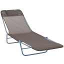 Brun tobent solseng for hage og terrasse