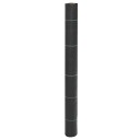 vidaXL Kontrollmatte for ugress svart 2x100 m PP