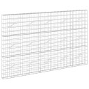 vidaXL Gabion med 5 mm tråd og 10x10 cm mesh 250x10x150 cm
