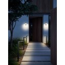 NORDLUX RICA ROUND SOLDREVET VEGGLAMPE LED SORT