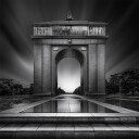 Arch of Moncloa Plakat Plakat / 30x30cm