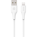 eSTUFF INFINITE USB-A til Lightning MFI-Sertifisert Kabel 1m Hvit
