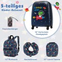 Barnebagasjesett med 5 deler – 16"" koffert, ryggsekk og mer