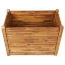 vidaXL Høybed 110x60x84 cm heltre akasie