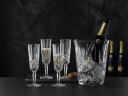 Nachtmann Noblesse 5 Deler Champagneglass Sett med Vinkjøler - Klar Krystall
