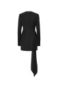 ROTATE Mini Dress W/LS Kjole Sort 34