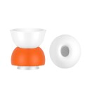 Ørepropper for AirPods Pro 1 / 2 S/M/L Hvit/Orange