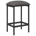 vidaXL Barstol Lysegrå 40 x 32 x 74 cm Konstruert tre