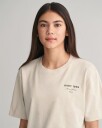 Teens Script Grafisk T-skjorte SOFT OAT 134/140