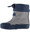 Bundgaard Gummistøvler - Barfot - Deksel - Navy Stripe - Bundgaard - 23 - Gummistøvler Blå Hvit