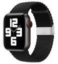 Justerbar flettet Apple Watch-rem 42/44/45/49 mm - Svart