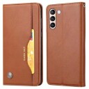 Card Set Series Samsung Galaxy S21 FE 5G Lommebok-deksel Brun
