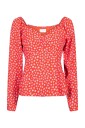Neo Noir Ricki Bright Flower Blouse