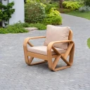 Stockamöllan Bålamöllan loungestol inkl. puter hvit