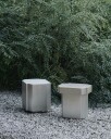 Funki Stol 01 40x46 cm Brushed Aluminium