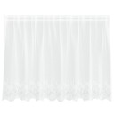  Blondegardin med gardiner Hvit 200 x 120 cm Polyester