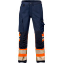 Fristads Byxa Stretch 2705 Plu, Klass 1 Varsel Orange/marinblå D104
