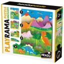 Headu Playrama Puslespill 3+Ã¥r Dinosaur