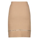 Andrea Adamo Dame Skjørt Beige S,