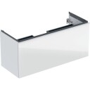 Geberit Acanto servantskap 118,4x47,5 cm hvitt glass