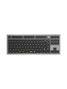Keychron Q3 QMK Custom Knob version - Barebone ISO - Gamingtastatur - Uten numpad - Grå