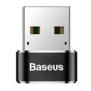 Baseus USB-C til USB-A adapter 3A Svart