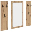  Vegghengt kleshenger Veggmontert artisan eik 96 x 1.5 x 90 cm