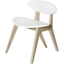 Oliver Furniture Wood Pingpong Chair White/Oak