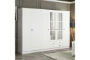 Fruitland Garderobe med Speil - Hvit