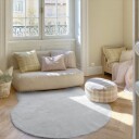 Barneteppe Aranga Super Soft Cat hvit Størrelse: Ø 120 cm