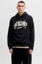 Jack & Jones   Hettegenser Jjelogo Sweat Hood 2 Col Aw26 Sn 2 pack   Svart
