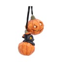 Nemesis Now Whisper Wood Pumpkin and Patch Hanging Ornament