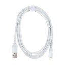 DACOTA PLATINUM USB-MUSB KABEL 2 M, HVIT