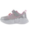 Skechers Sko   Fortryllet Heart Lys   Sølv   Skechers   25   Blinkende sko Grå Hvit Rosa