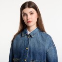 Tommy Hilfiger Cropped Jacket Cam Mid Blue M