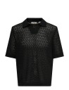 ONLY & SONS Onsnyle 5 Ss Split Polo Knit Cs Black M