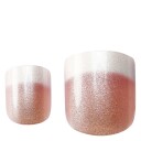 Depend Press & Go French Look Pink Shimmer Petite Square 24pcs
