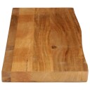  Bordplate naturlig kant 110x20x3,8 cm heltre mango 370565