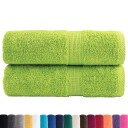  Premium vaskehåndklær SOLUND 2 stk eplegrønne 30x30 cm 600 gsm
