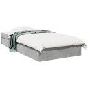  Sengeramme med skuffer betonggrå 100x200 cm konstruert tre 8721102623271