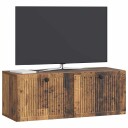  Vegghengt TV skap Gammelt tre 78,5 x 31 x 30 cm Konstruert tre