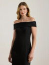 Lauren Ralph Lauren Crepe Off-The-Shoulder Gown - Black - 36