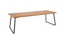 Brafab Nolli spisebord Teak/svart 175 x 90 cm Natur