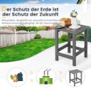 Utendørs HDPE Adirondack Sidebord – Værbestandig 36x36x47 cm