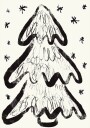 Swirly Pine Dreams Poster Plakat / 21x30cm