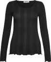 Rosemunde Rwbay Ls U Neck   BLACK   XS