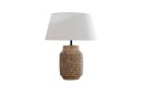 Lindby Aelith bordlampe Ø 40 cm mørk keramikk