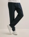 Selected Men SLH196 Straight Leroy Sun Pant Noos Linbukser Blå